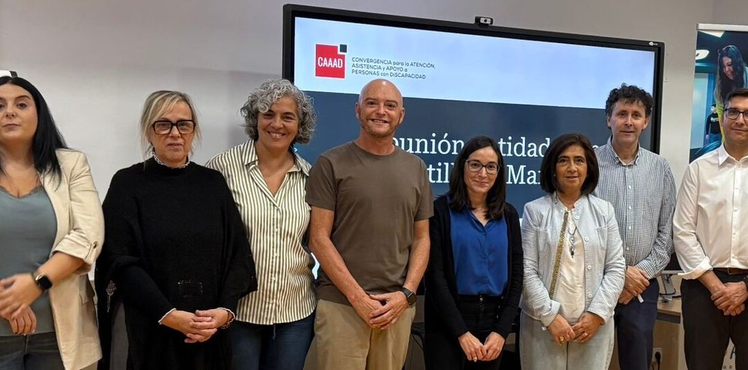 CAAAD  SE REUNE  EN LA SEDE DE ASPACE TOLEDO CON SUS ENTIDADES  EN CASTILLA LA MANCHA PARA DEBATIR SOBRE LA SOSTENIBILIDAD ECONÓMICA DE LOS SERVICIOS QUE SE PRESTAN A LOS COLECTIVOS DE LA DISCAPACIDAD.